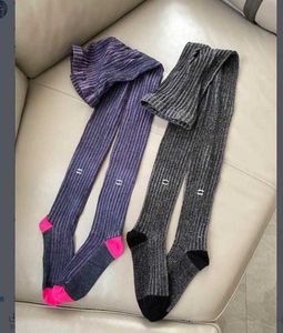 Designerdesigner Stripted Sıkı Sıkı Boyunlar İçin Yeni Moda Kış Renkli Sıcak Tayt Çorapları İnce Partisi Çoraplar Külotlu çorap Stocking Hediyeler Tasarımcı