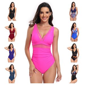 2024 Designer Girl One Piece Swimsuit Swim Suit Women Sexy Swimsuit Ladies Backless Multicolors Summer Time Beach Bathing Suits Wind Swimwear 0