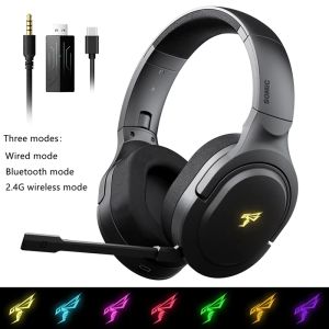 Kopfhörer SOMIC 2.4G Wireless Bluetooth Headset G710 Professionelle Spielkopfhörer ENC Rauschunterdrückung HD-Mikrofon für PC MAC Mobiltelefon