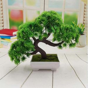 Dekoracyjne kwiaty symulowane plant Pul Artificial Bonsai Tree Symulacja sosna Powitanie goście Witajcie