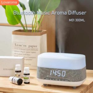 Speakers Aroma Diffuser Air Humidifier Ultrasonic Mist Maker Night Light Bluetooth Speaker Home Perfume Fragrance Difusor Alarm Colck