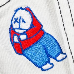 Męskie dżinsy Polar Big Boy White Hip Hop Cartoon Graphic Hafdery Worbgy Y2K Męs Women Harajuku wysoko w pasie szerokie spodni Chenghao03 441