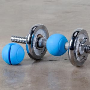 Lifting 1 Pair Barbell Hand Ball Grips Dumbbell Kettlebell Fat Grip Silicone Pull Up Weightlifting Grip Gym Fitness Equipments Gym