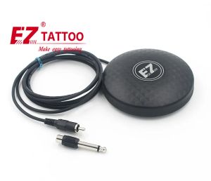 Pacifier EZ Brand Tattoo Hine Foot Pedal Switch med RCA Power Adapter Foot Pedal Controller för tatuering och tatueringskonstnär