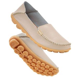 Leisure Lefu Round Comfortable Head DUOYANGJIASHA Top Wild Driving Flat Soft Walking Shoes Women's One Step 76