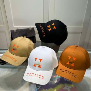 Designer Luxury Heremes Classic Baseball Cap Fashion Letter Printed Beach Hat Mens and Womens Breattable Trucker Hat 240223