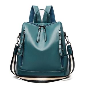 Backpack Women Designer High Quality Leather Bag Fashion School Bags Large Capacity Travel Backpacks Mochila Sac A Dos259A