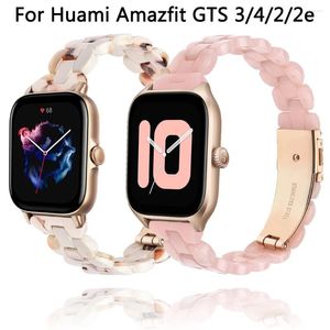 Uhrenarmbänder 20 mm Harzarmband für Huami Amazfit GTS 4 2 Mini Bip U 3 Pro 2e Easyfit Armband 42 mm Band Correa