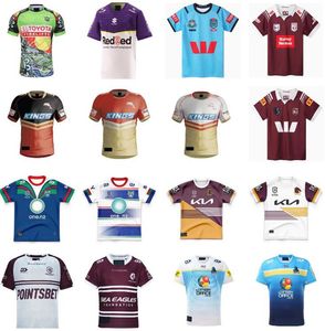 2024 Maglie di rugby dei delfini Penrith Panthers Indigene Cowboy Rhinoceros 2023 Home Away FORMAZIONE MAGLIA ALL'ATTUALE NRL League Mans T-shirts