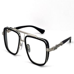 Ny design retro optiska glasögon fyrkantig ram pushin rod ii med ögonmask tung industri motorcykel jacka stil toppkvalitet232v