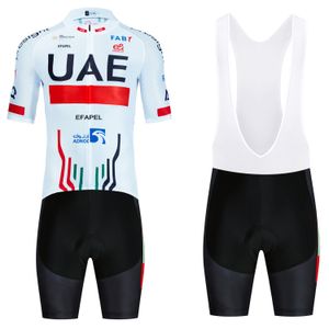 2024 UAE Team Cycling Jersey Bavaglini Abito corto Uomo Donna INEOS Road Bike Quick Dry Pro Ciclismo Bike Maillot Riding Jersey 20D Bavaglini Pantaloni Abbigliamento