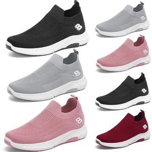 GAI GAI Running Men Women White breathable All Black white purple grey supple Burgundy Bred Gray Casual Shoes Trainers Sports Sneakers size 36-40
