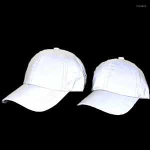 Ball Caps Foxmother Açık Spor Kulübü Koşuyor Casquette Silver Gri Yansıtıcı Aydınlık Beyzbol Baba Şapkaları Erkekler Kadın Gorras