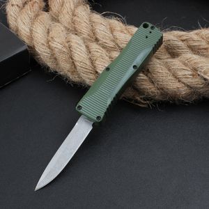 Охотничий тактический авто нож BM 4850, цинковая алюминиевая ручка, каменное лезвие, уличные тактические карманные ножи