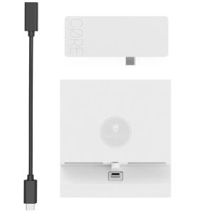 Stands Skull Co. Jumpgate Dock Stand med avtagbar USB C Hub Dex Docking Station för Nintendo Switch OLED MacBook Mobiltelefon