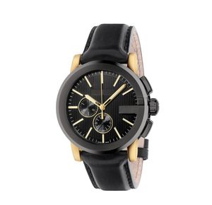أفضل العلامة التجارية Quartz الساعات الأصلية G Chrono Ladies Fashion Designer 44mm Dial Casual Watch Wastrap Wristwatch for Women Men Fashion Bee Black Leather Wrist Strap
