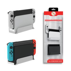 Подставки Настенный кронштейн ТВ-бокс Настенное крепление стеллаж для хранения для Nintendo Switch OLED-подставка для управления игрой Держатель для NS Switch Игровые аксессуары