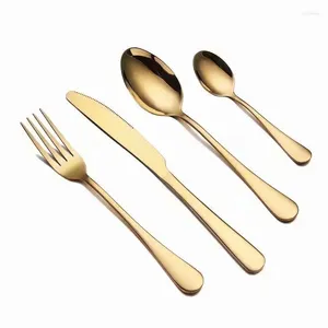 食器セットSpklifey Cutlery Forks Knive Spoons Tableware Gold Set Stainless Steel Fork Spoon Knifeダイニングドロップ