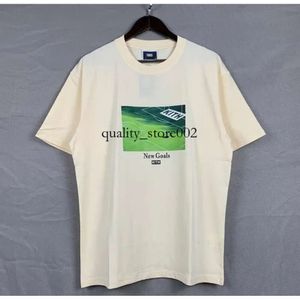 ハイストリートタイドブランドメンズTシャツキスストリートビュー印刷された男女のためのショートスリーブローズオモロッカタイルティーコットントップ389