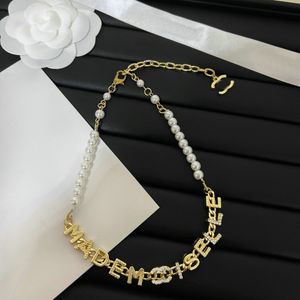 Designer halsband eleganta pärlhalsband för kvinnor fest bröllop choker halsband på nacken ljus lyxsmycken