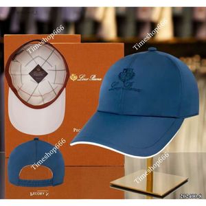 Top kapaklar loro pianas erkek bayanlar moda beyzbol şapkası pamuk kaşmir şapkalar takılmış şapkalar yaz snapback nakış casquette plaj şapkaları