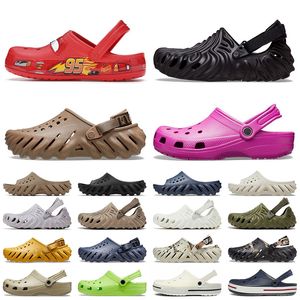 Üst Tasarımcı Luxurys Croc Charms Erkek Kadın Sandalet Platformu Slaytlar Sandal Toka Salehe Bembury Siyah Beyaz Klasik Klasik Koşu Kaydırıcıları Terlik Crocc Loafers 36-45