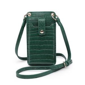 Fashion Alligator Mobile Phone Purses for Women Pouch Case Good Quality Lady Shoulder Crossbody Bags Wallet Handbag Girls 2021261f