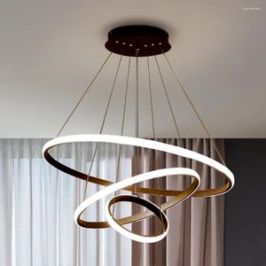 Kolye lambaları Nordic Lüks Tavan Ayarlanabilir Işık Yüksek Parlaklık Avize Dekor Süsleme Oturma Odası Yatak Odası