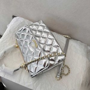 24C Crossbody Bag Designer chian Women Shoulder Bag Shiny Patent Leather Diamond Check Gold Hardware Metal Buckle Luxury Tote Matelasse Bags Dress Sacoche