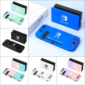 Kit de capas compatíveis com console de jogos Nintendo Switch PC capa dura e suporte de doca de TV capa protetora