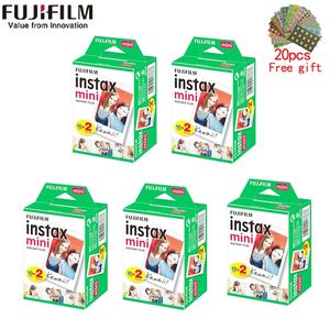 10-100 Sheets Fuji Fujifilm 3 Beyaz Kenar Instax Mini Filmler Anında Instax Mini 12119874025Link Kamera Po Kağıt 240221