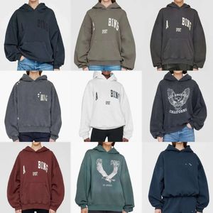 2024 BING Mulheres Oversized Hoodies Algodão Fleece Moletom AB Sport Quente Designer Camisola Com Capuz 888ggg