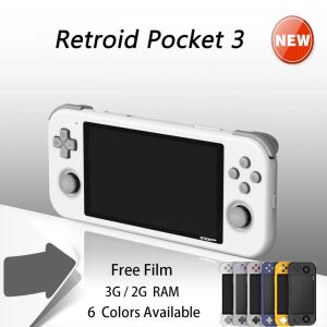 プレイヤーレトロイドポケット3アンドロイド11ゲームコンソール4.7インチタッチスクリーンラム3G ROM 32Gハンドヘルド720p HD出力ビデオゲームバースデーギフト