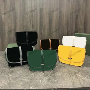 Yardine Belvedere II Cinza PM MM Bolsa Mensageiro Designer Chevron estampa Crossbody Revestido de Lona Verde Preto Clássico Purse212V