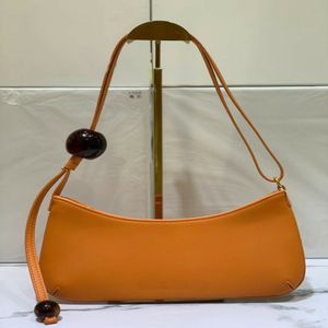 Simon Porte 디자이너 Le Bisou Perle Baguette Bags 더블 소형 볼 스트랩 어깨 가방 골드 하드웨어 편지 자수 zipp201w