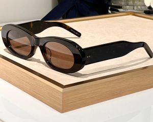 Havanna Braune ovale Sonnenbrille, klobige Stile, Damenmode, Sommersonnenbrille, Sonnenbrille, UV-Schutz, Brille mit Box