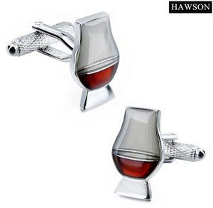 French Shirt Cuff Wine Cup Design Manschettknappar med presentförpackning Fashion Cuff Links för Mens Jewelry2508446