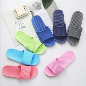 2024 Fashion eva rubber slippers solid colours falt summer beach shoes bath pool sandals multi