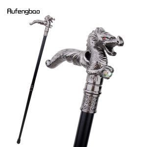 Dragon Scrambling Ball Fashion Walking Stick Decorative Stick Cospaly Vintage Party Fashionabla Walking Cane Crosier 93cm