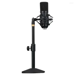 Mikrofoner BM700 kondensor Microphone Kit 192K/24bit Hög provtagningshastighet USB Metal Stand Set for Live/Show/Laptop/PC