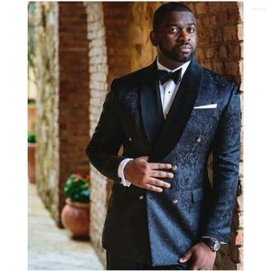 Men's Suits Latest Coat Pant Designs Light Grey Double Breasted Men Suit Groom Tuxedo Slim Fit Custom 2 Piece Prom Blazer Ternos