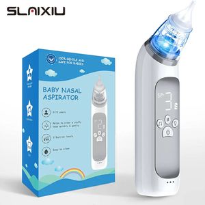 Baby Electric Nasal Aspirator Nose Suction Device With Food Grad Silicone Mynstycke 3 Suglägen och lugnande musik 240219