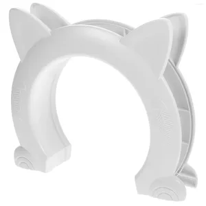 Cat Carriers Door Hole Cave Kennel Fence Can Freely Enter And Exit DIY Pass Portal- White