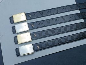 Klassiskt lyxmärke Mirror Square Buckle Family Classic Mönsterlegering Buckle Belt Exclusive Supply