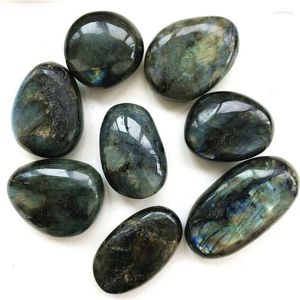 Estatuetas decorativas Labradorite Palma Cristais Pedras de Cura Atacado Pedras Preciosas Polidas Naturais Para Decoração