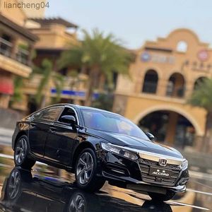 Diecast Model Cars 1 32 Honda Accord Alloy Car Model Simulation Diecasts Metal Toy Vehicles Car Model Sound and Light Collection Children Toy Gift