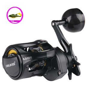 Reels Carbon Shell Baitcasting Reel Gear Ratio 6.3:1 Fishing Reel Dual Brake System 16KG Drag Saltwater Carp Fishing Cast Wheel BW300