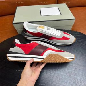 Tasarımcı Ayakkabı Erkek Kadınlar James Spor Sneaker Lastik Bean Sole Artış örgü spor ayakkabılar moda süet ve açık havada naylon gündelik