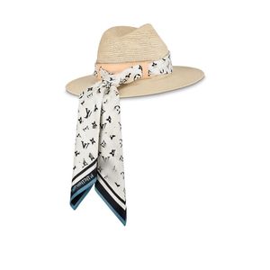 Summer Women szerokie czapki słomy kapelusz słynna marka projektantka litera drukująca ochrona przeciwsłoneczna plaż