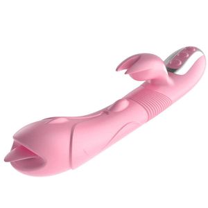 Uwielbiam damskie teleskopowe wibracje Punkt prętowy stymulujący dorosły seksualne zabawki Produkty Masturbacja urządzenie 231129